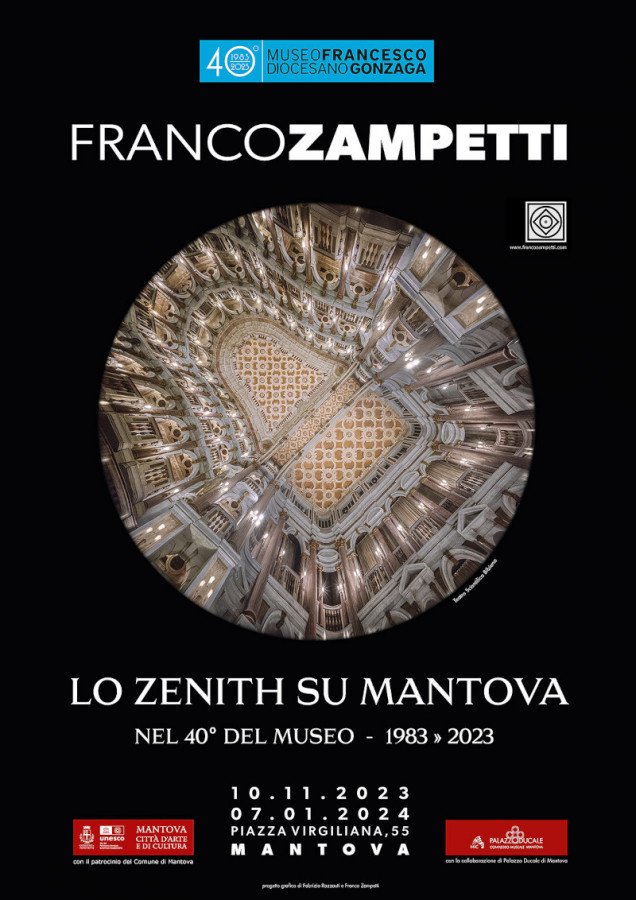 Locandina della mostra di Franco Zampetti al Museo diocesano Francesco Gonzaga 